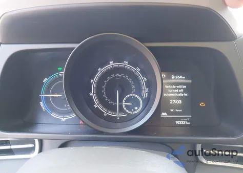 2021 Hyundai Elantra Hybrid Blue z USA, uszkodzony, nr VIN KMHLM4AJ8MU004176